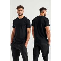 Erkek Basic Düz Siyah T-Shirt Model No : 001